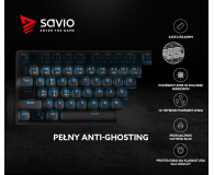 SAVIO Tempest RX FULL Outemu BLUE, LED niebieski, NKRO, Anty-ghosting SAVGK TEMPEST FULL BLUE - 1462252 - zdjęcie 8